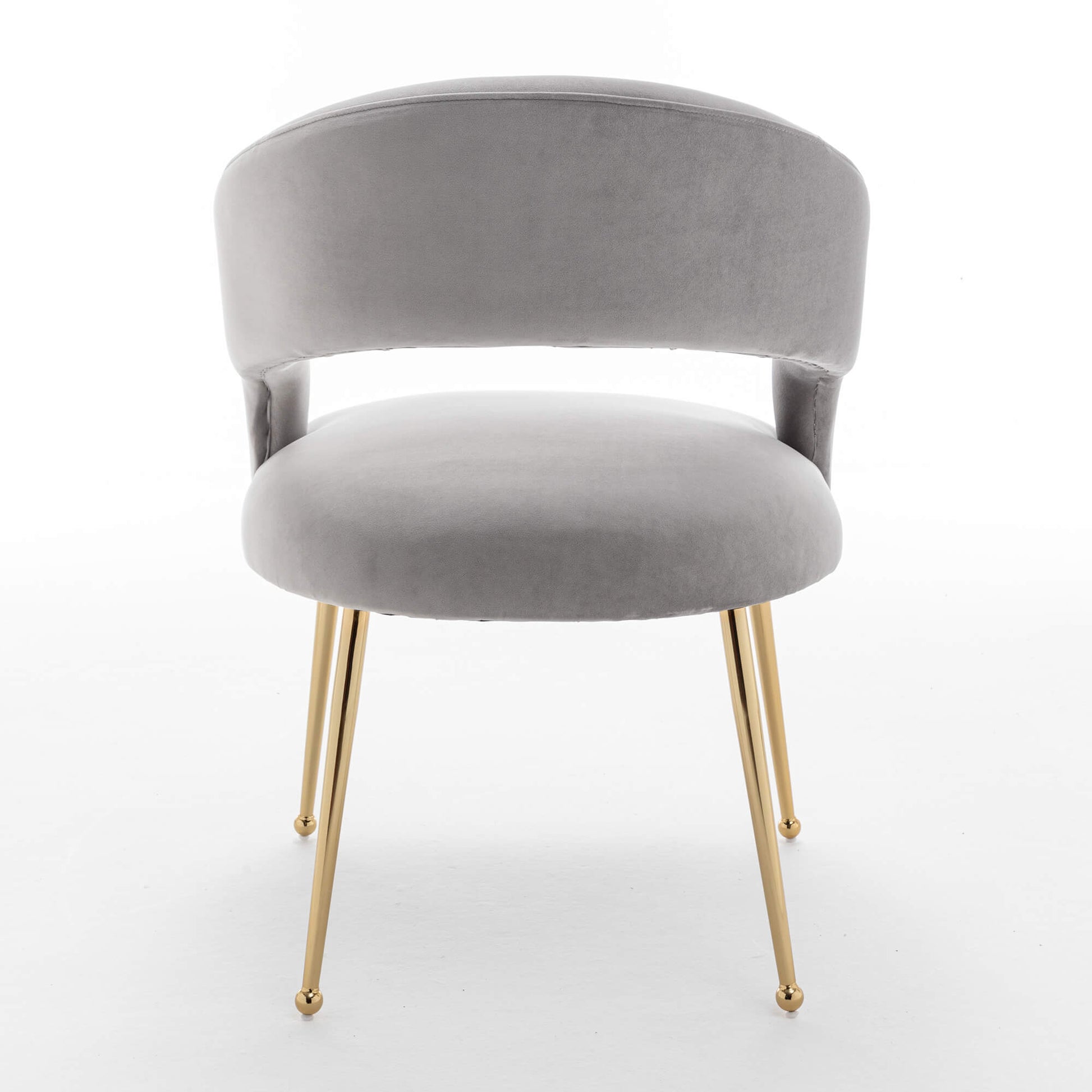 SEYNAR Mid Century Modern Velvet Upolstered Open-Back Dining Chair Set of 2/4/6