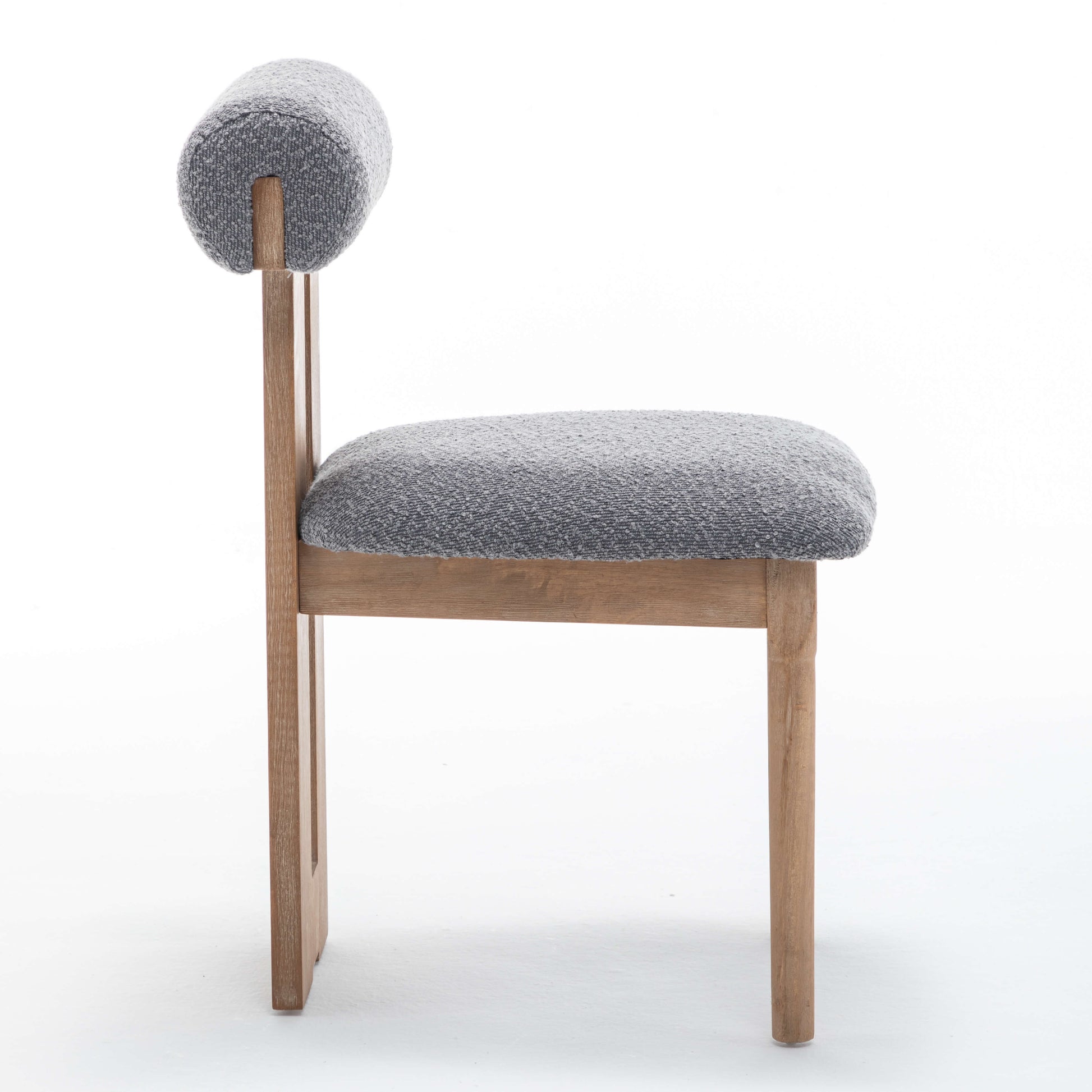 SEYNAR Set of 2/4/6 Modern Linen Upholstered Dining Chairs with Bolster Backrest