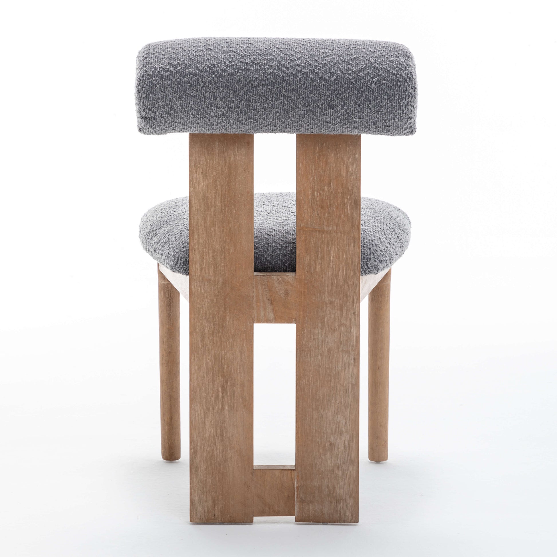 SEYNAR Set of 2/4/6 Modern Linen Upholstered Dining Chairs with Bolster Backrest