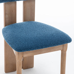 SEYNAR Set of 2/4/6 Modern Linen Upholstered Dining Chairs with Bolster Backrest