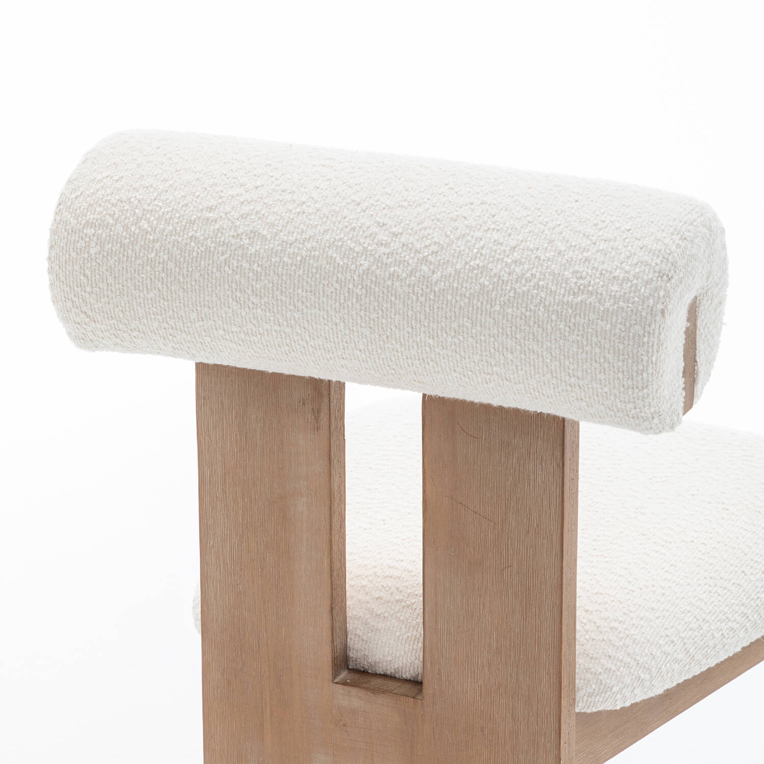 SEYNAR Set of 2/4/6 Modern Linen Upholstered Dining Chairs with Bolster Backrest
