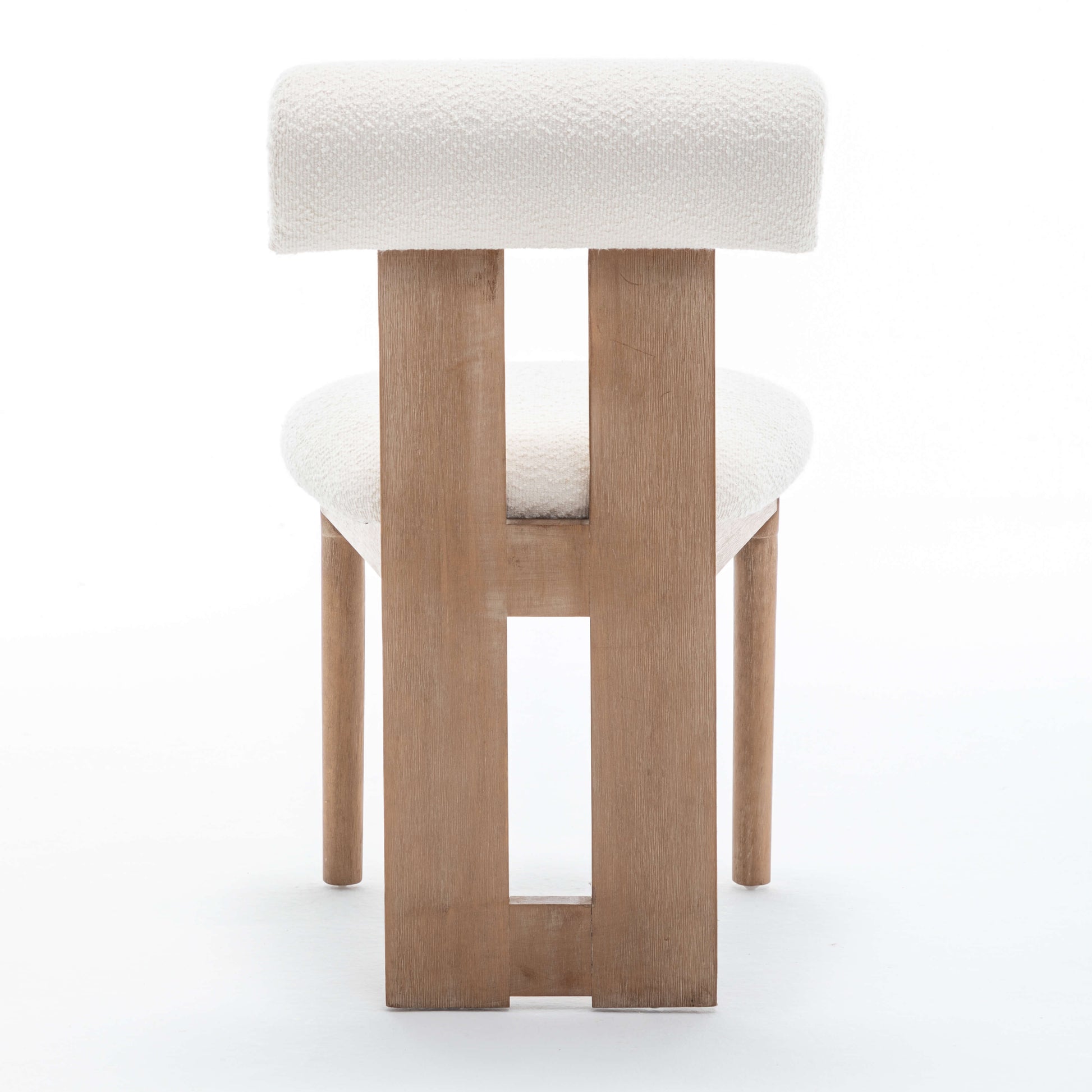 SEYNAR Set of 2/4/6 Modern Linen Upholstered Dining Chairs with Bolster Backrest