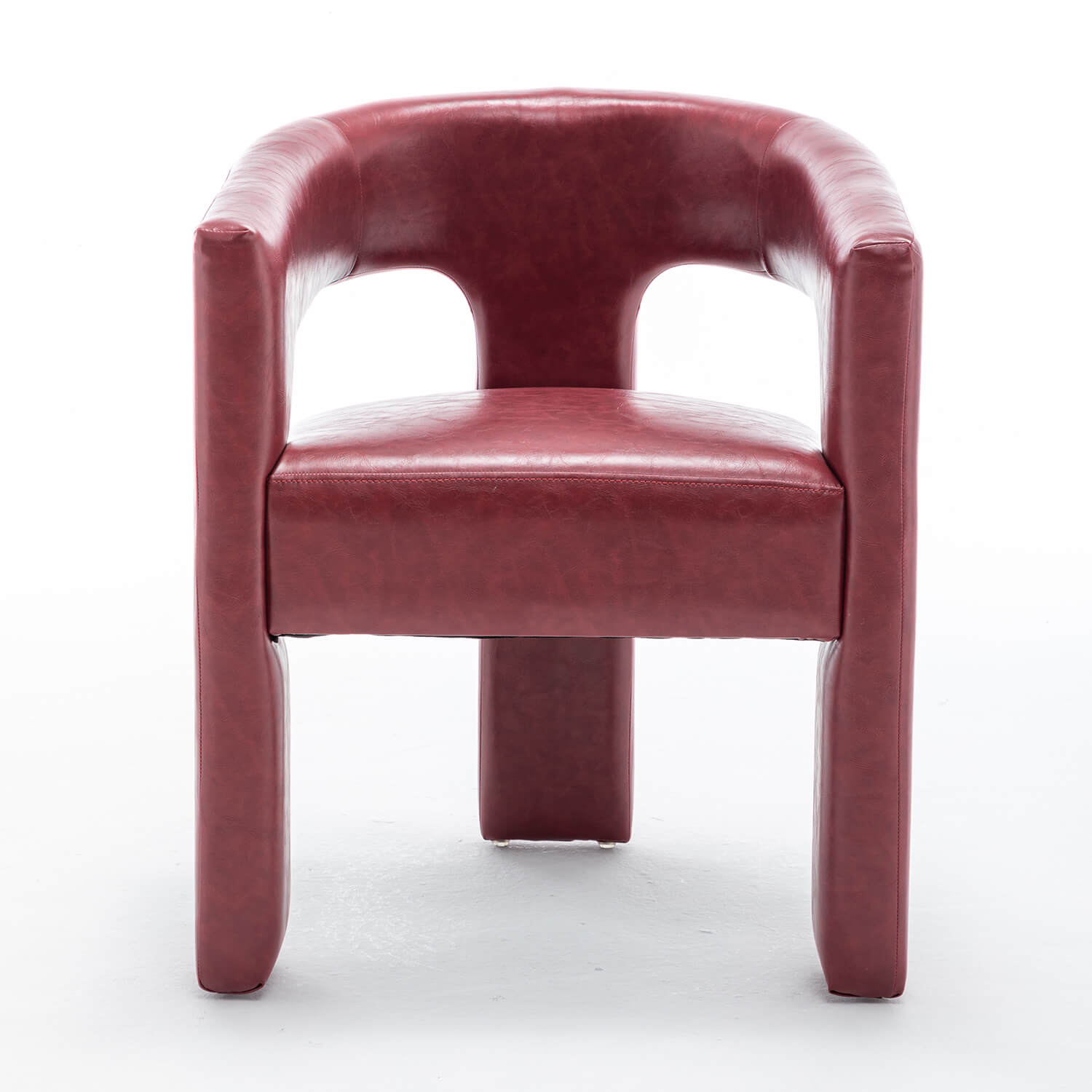 SEYNAR Modern Glam PU Leather Upholstered Dining Chair