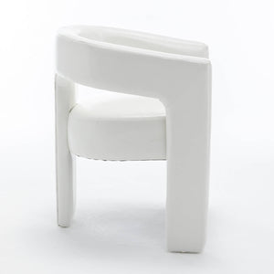 SEYNAR Modern Glam PU Leather Upholstered Dining Chair