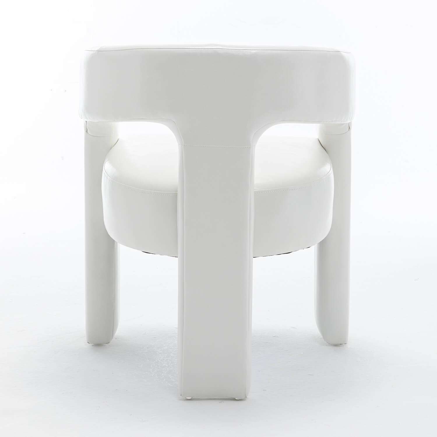 SEYNAR Modern Glam PU Leather Upholstered Dining Chair