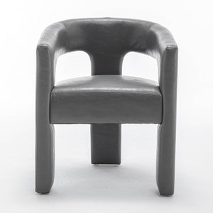 SEYNAR Modern Glam PU Leather Upholstered Dining Chair