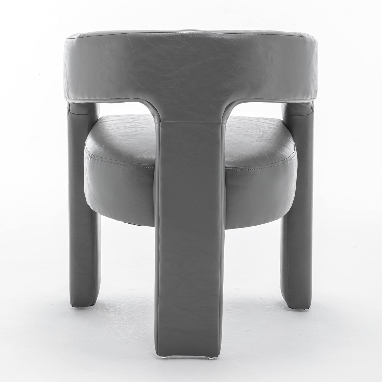 SEYNAR Modern Glam PU Leather Upholstered Dining Chair