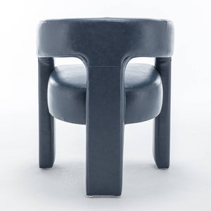 SEYNAR Modern Glam PU Leather Upholstered Dining Chair