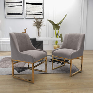SEYNAR Contempoary Velvet Dining Chair with Metal Frame Legs, set of 2/4/6/8