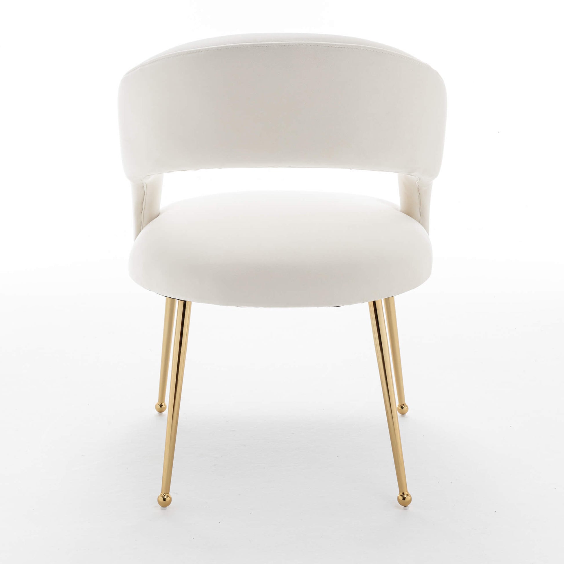SEYNAR Mid Century Modern Velvet Upolstered Open-Back Dining Chair Set of 2/4/6