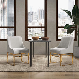 SEYNAR Contempoary Velvet Dining Chair with Metal Frame Legs, set of 2/4/6/8