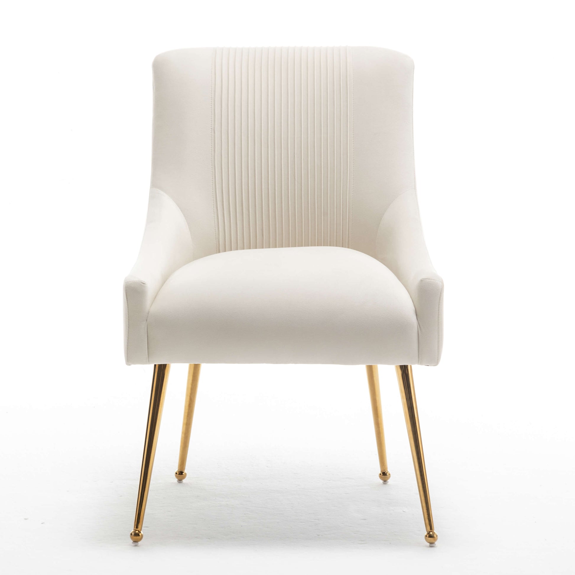 SEYNAR Modern Glam Velvet Dining Chair Set of 2/4/6 with Rear Handle