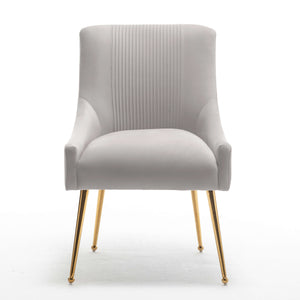 SEYNAR Modern Glam Velvet Dining Chair Set of 2/4/6 with Rear Handle