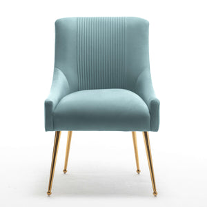 SEYNAR Modern Glam Velvet Dining Chair Set of 2/4/6 with Rear Handle