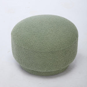 SEYNAR Modern Teddy Upholstered Mushroom Shape Ottoman
