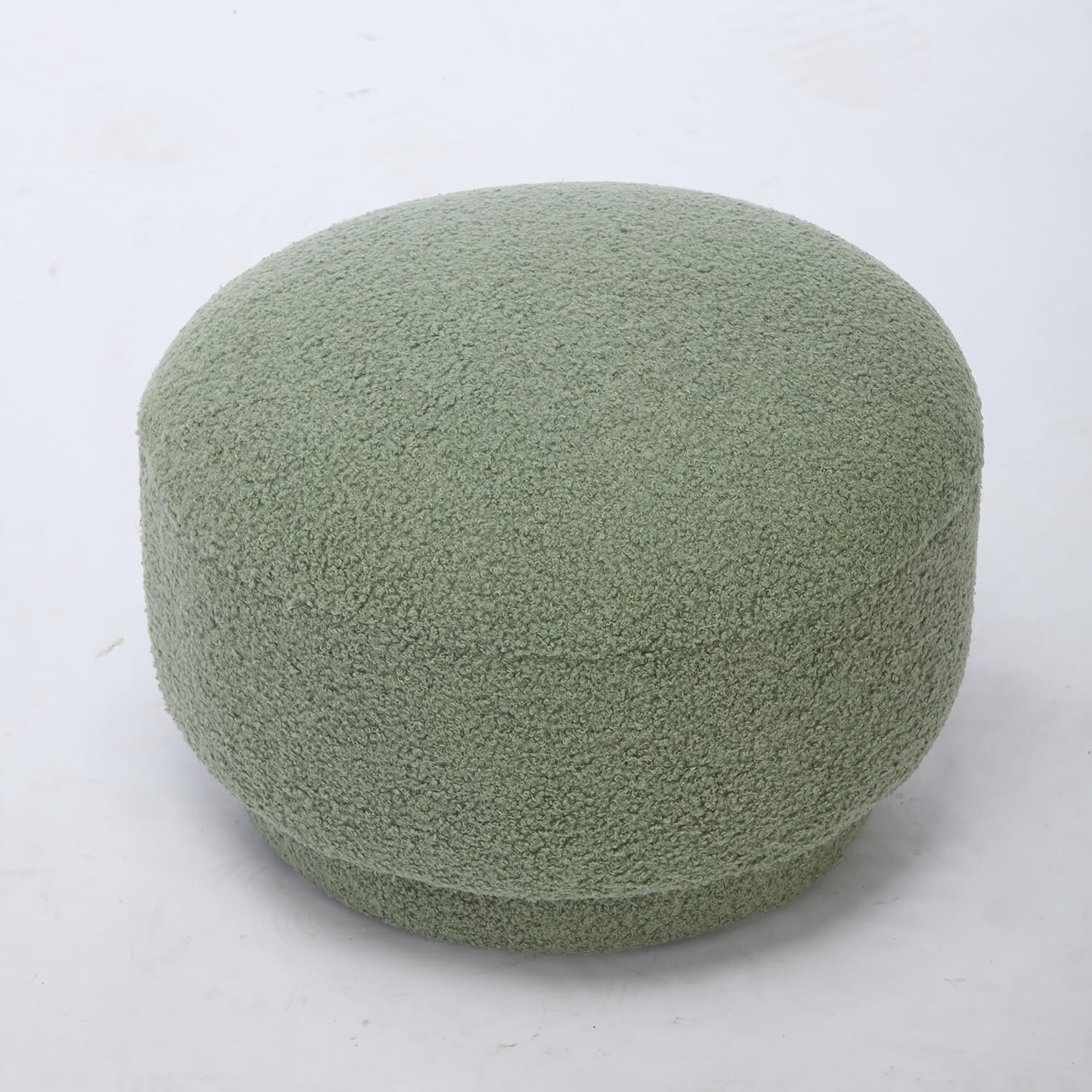SEYNAR Modern Teddy Upholstered Mushroom Shape Ottoman