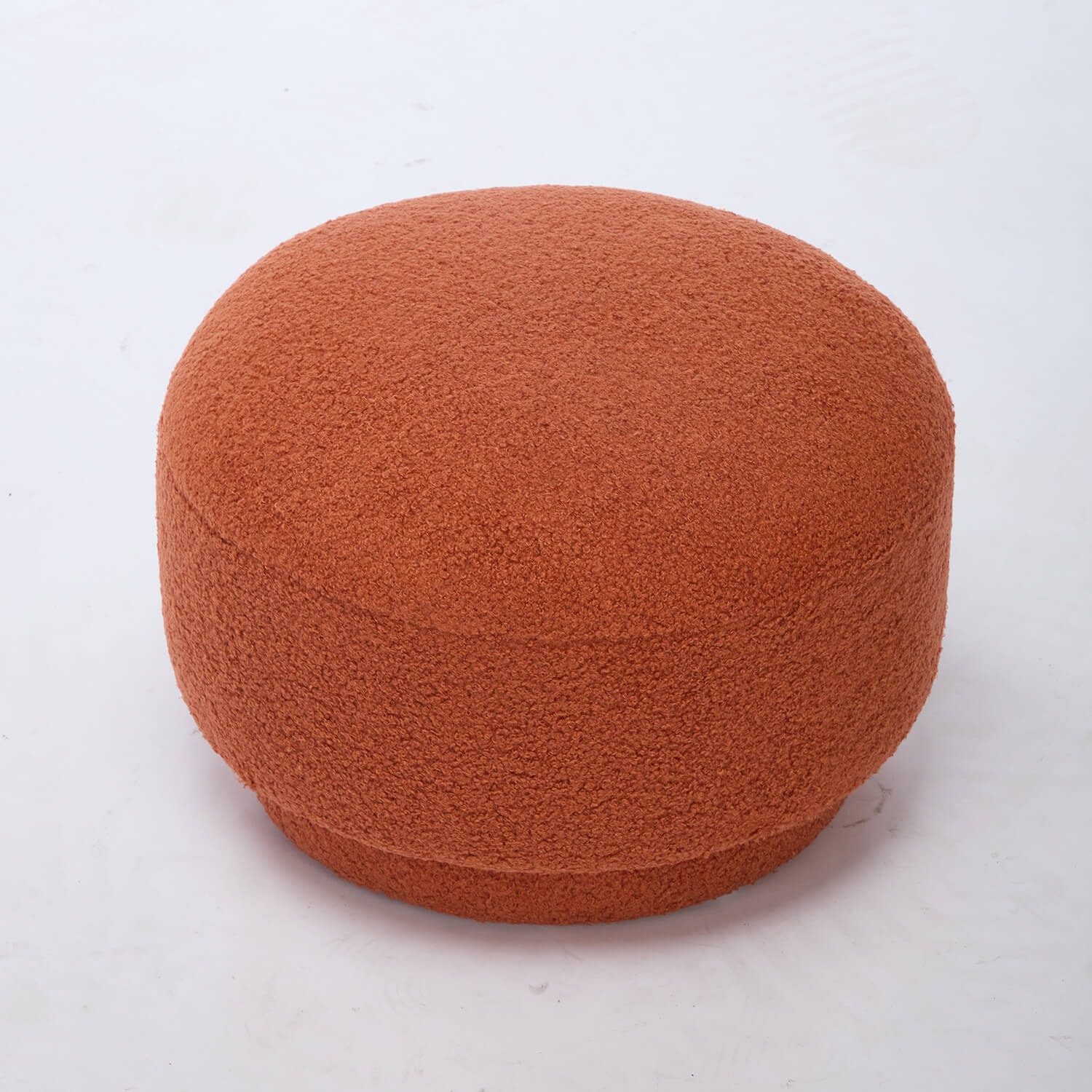 SEYNAR Modern Teddy Upholstered Mushroom Shape Ottoman