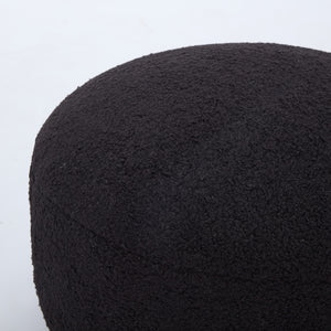 SEYNAR Modern Teddy Upholstered Mushroom Shape Ottoman