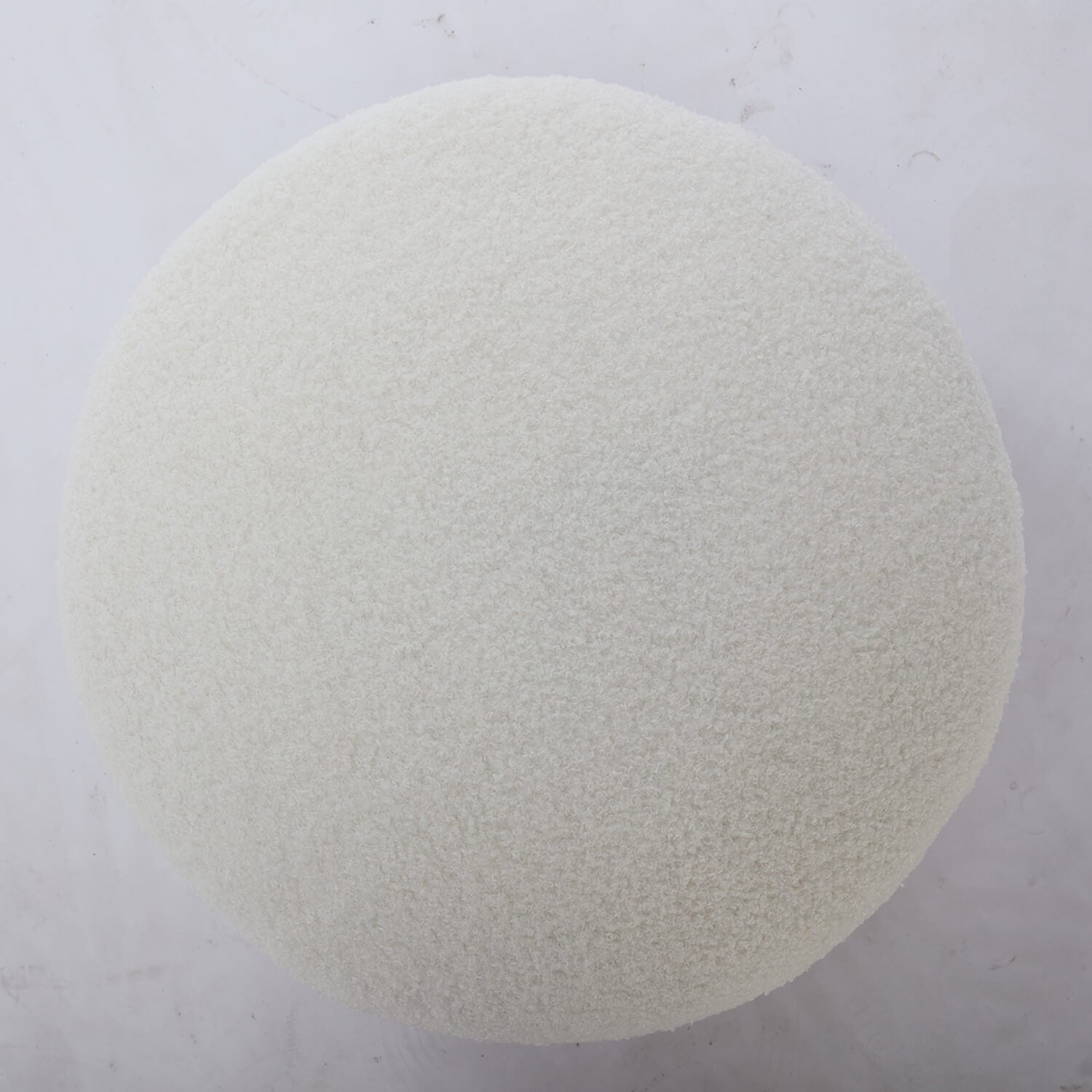 SEYNAR Modern Teddy Upholstered Mushroom Shape Ottoman
