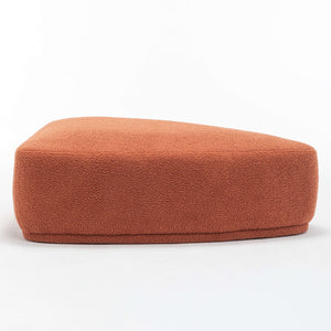 SEYNAR Modern 43'' Teddy Fabric Ottoman Bench