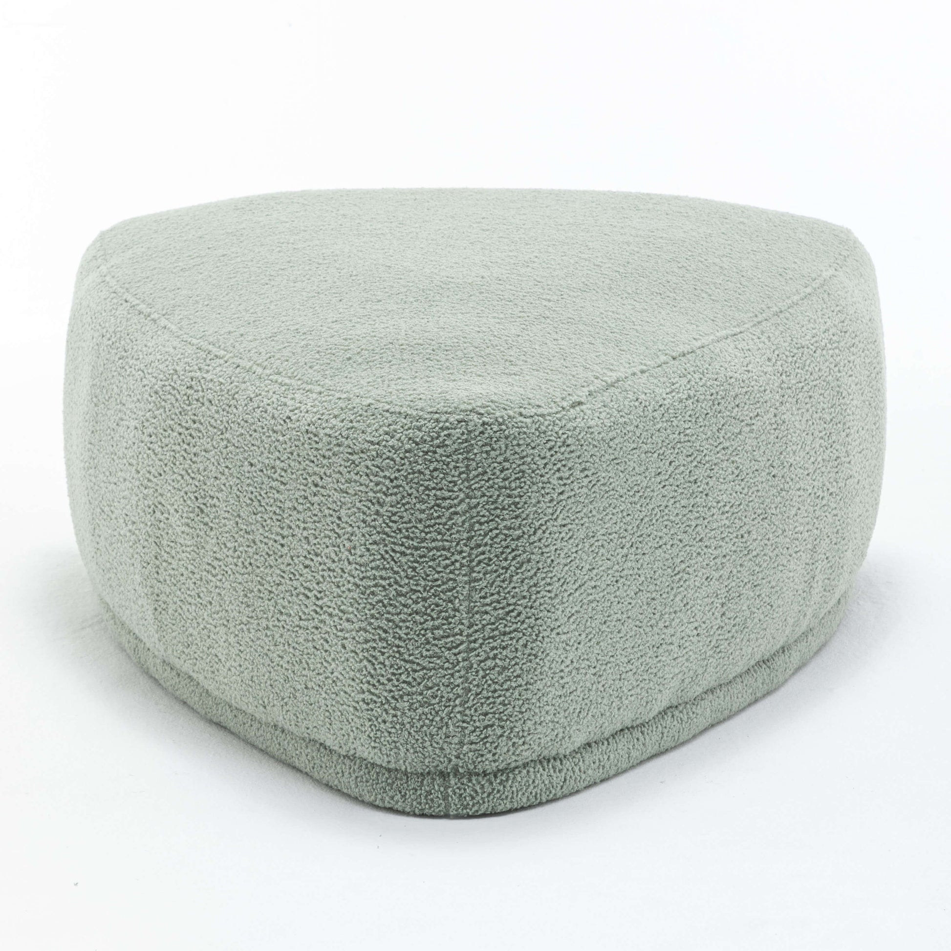 SEYNAR Modern 43'' Teddy Fabric Ottoman Bench