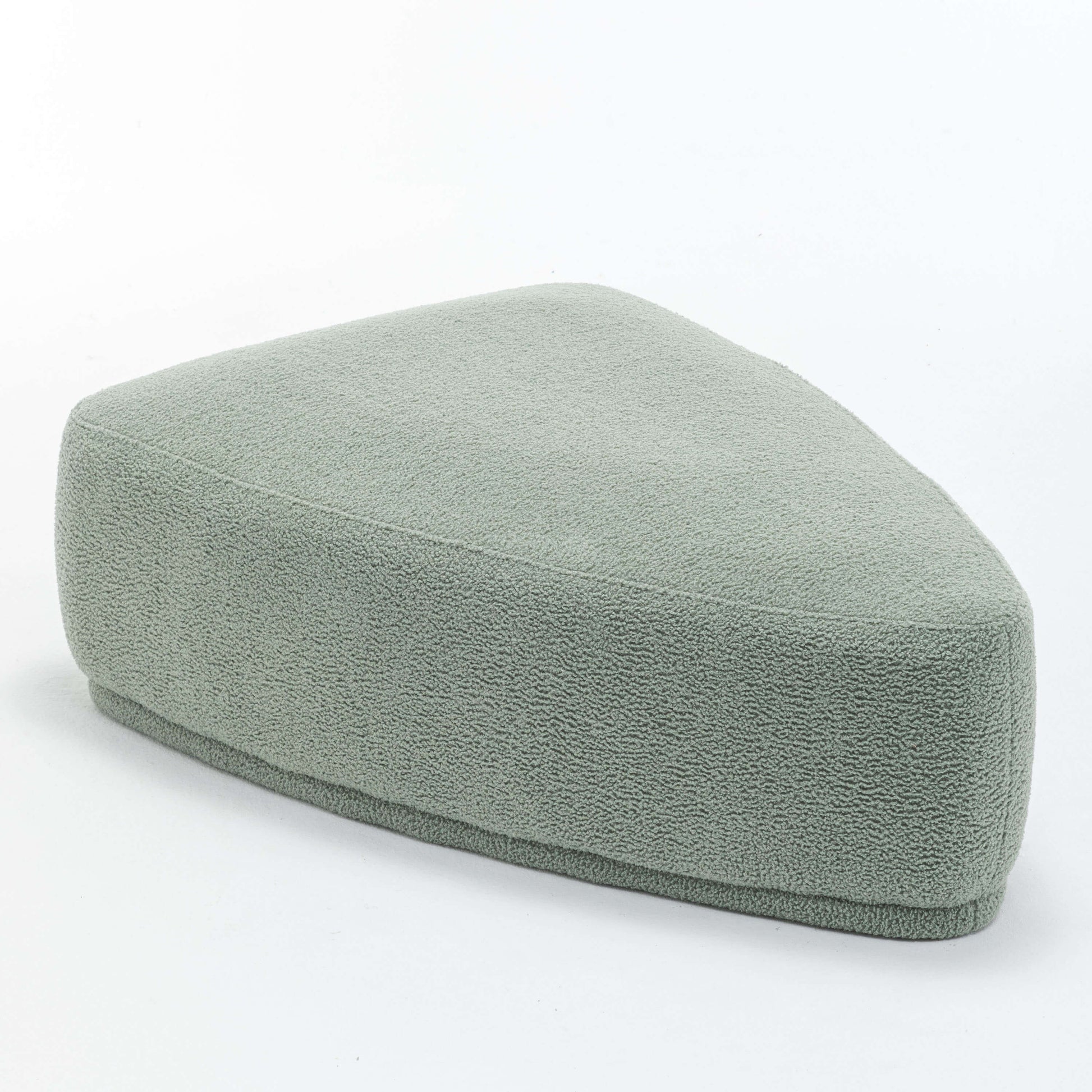 SEYNAR Modern 43'' Teddy Fabric Ottoman Bench