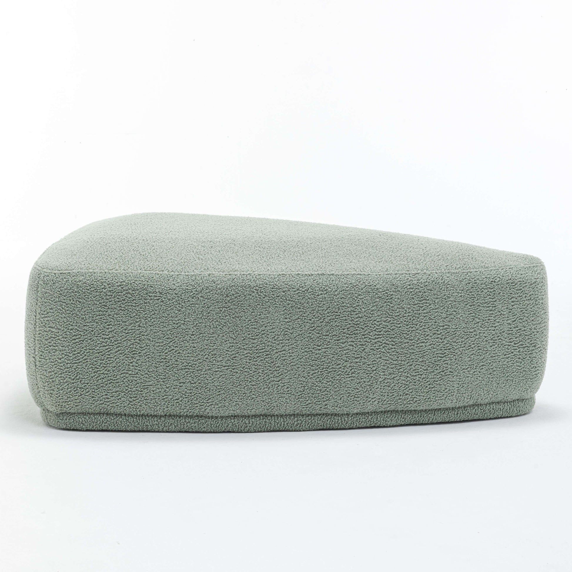 SEYNAR Modern 43'' Teddy Fabric Ottoman Bench