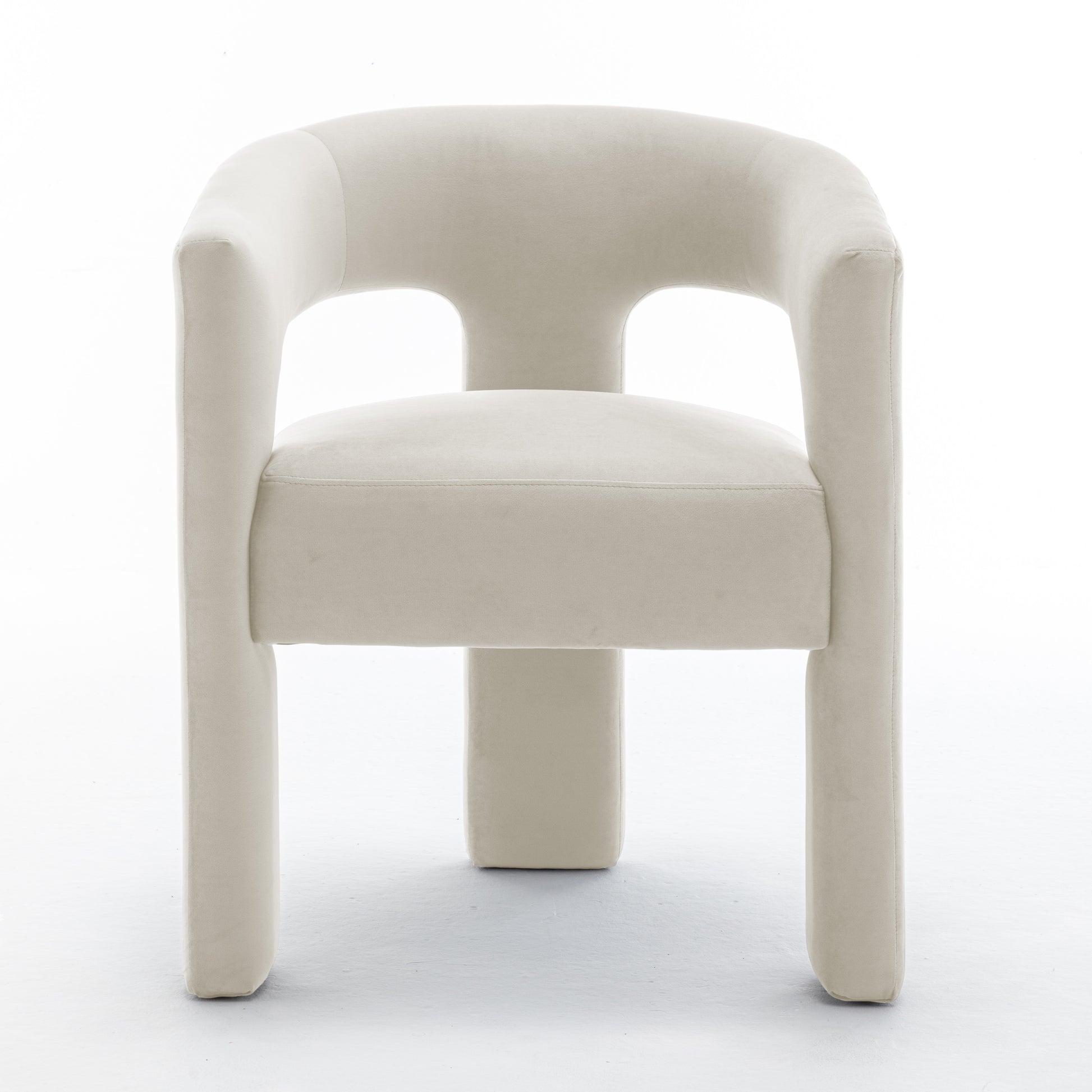 SEYNAR Upholstered Dining Chair - Beige (Imperfect)