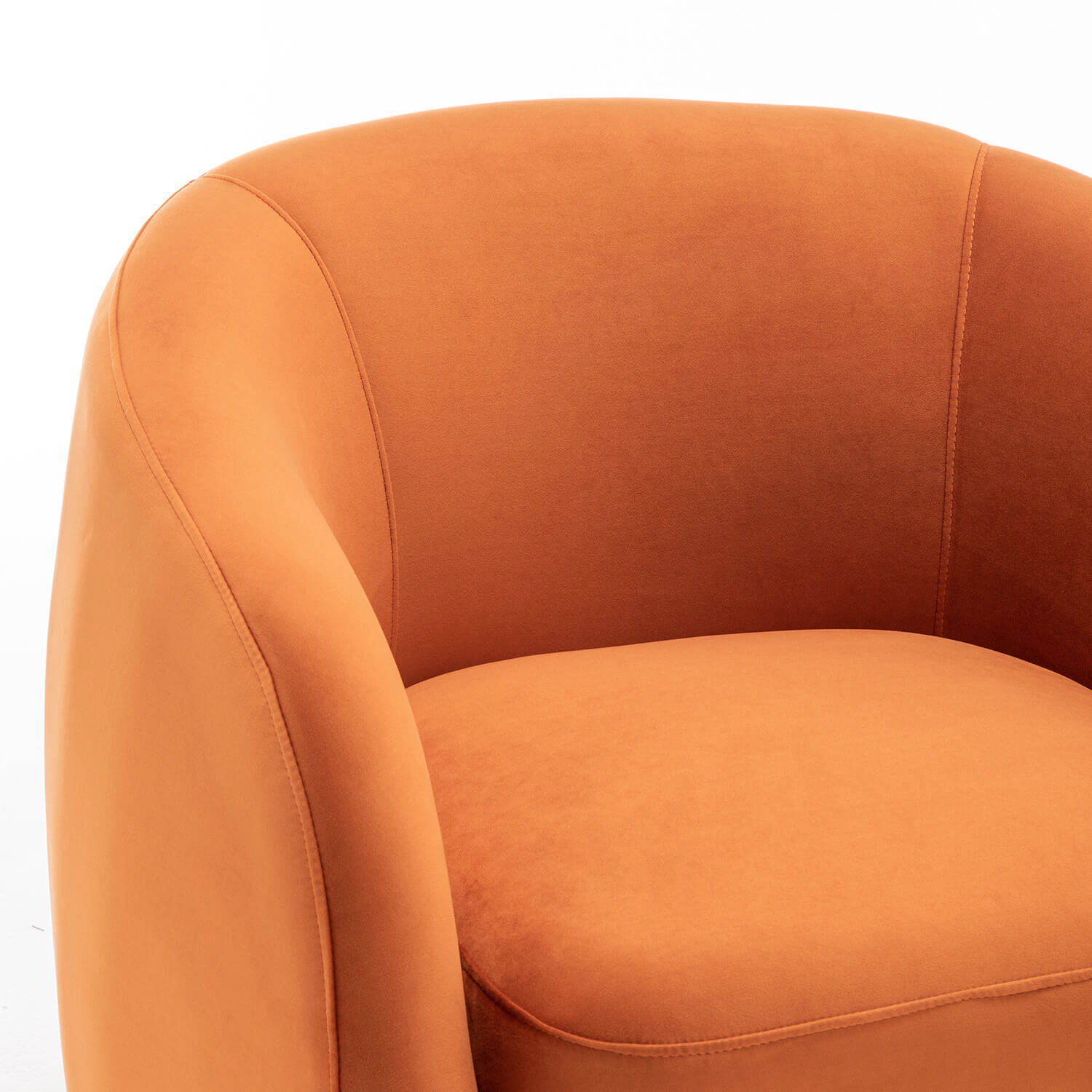 SEYNAR Modern Glam Velvet Upholstered 360 Degree Swivel Accent Armchair, 1 Chair or Set of 2