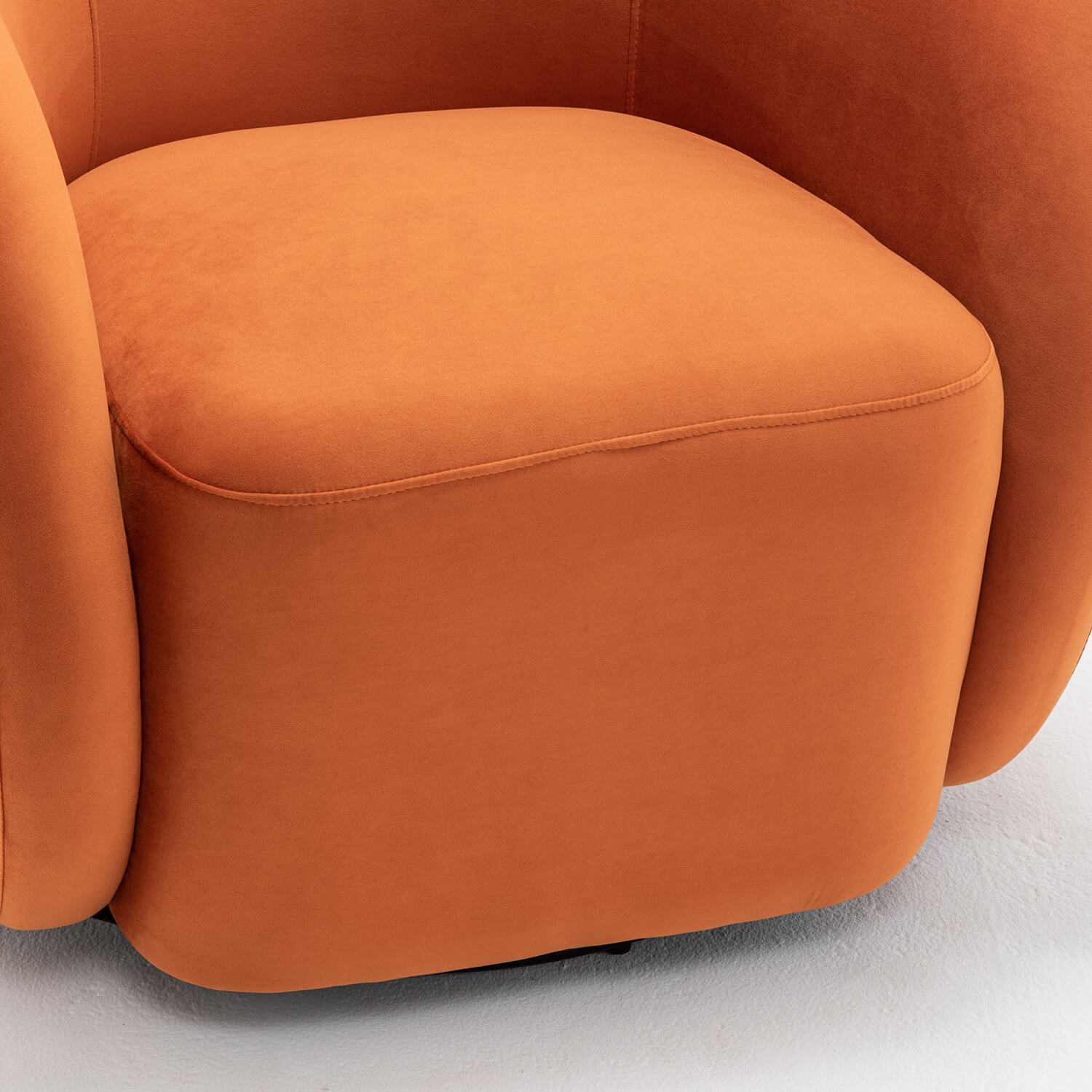 SEYNAR Modern Glam Velvet Upholstered 360 Degree Swivel Accent Armchair, 1 Chair or Set of 2