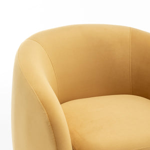 SEYNAR Modern Glam Velvet Upholstered 360 Degree Swivel Accent Armchair, 1 Chair or Set of 2