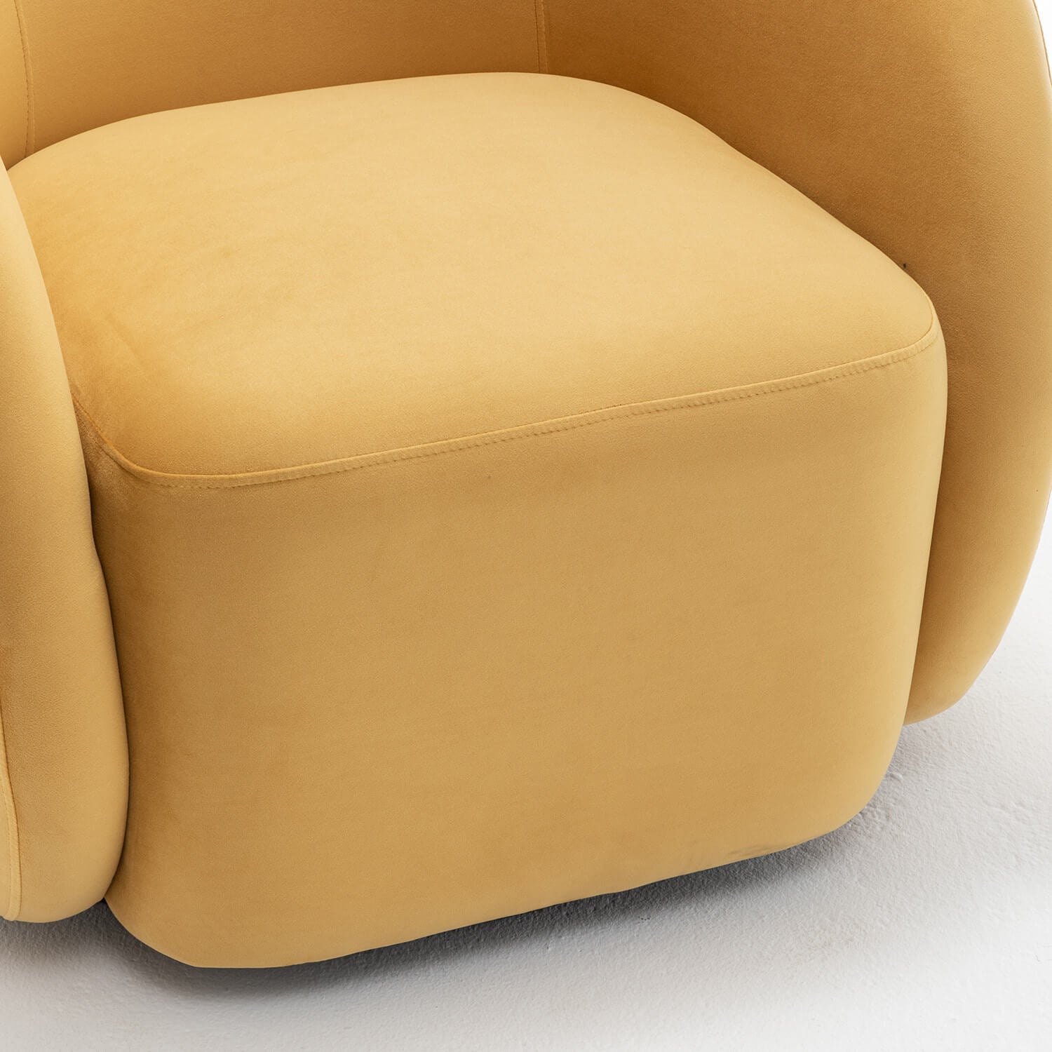 SEYNAR Modern Glam Velvet Upholstered 360 Degree Swivel Accent Armchair, 1 Chair or Set of 2