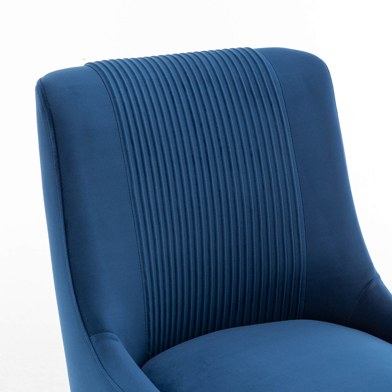 SEYNAR Contempoary Velvet Dining Chair Set of 2/4/6 with Metal Frame Legs and Back Pull