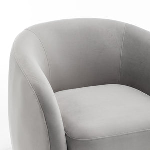 SEYNAR Modern Glam Velvet Upholstered 360 Degree Swivel Accent Armchair, 1 Chair or Set of 2
