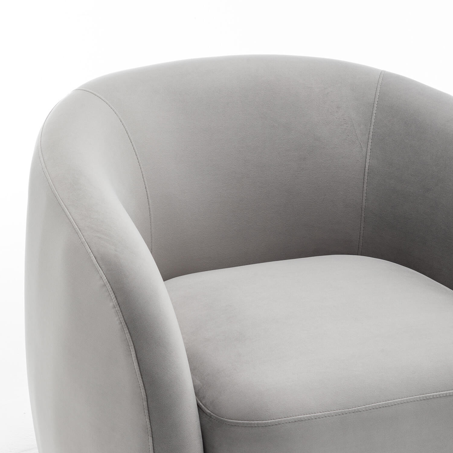 SEYNAR Modern Glam Velvet Upholstered 360 Degree Swivel Accent Armchair, 1 Chair or Set of 2