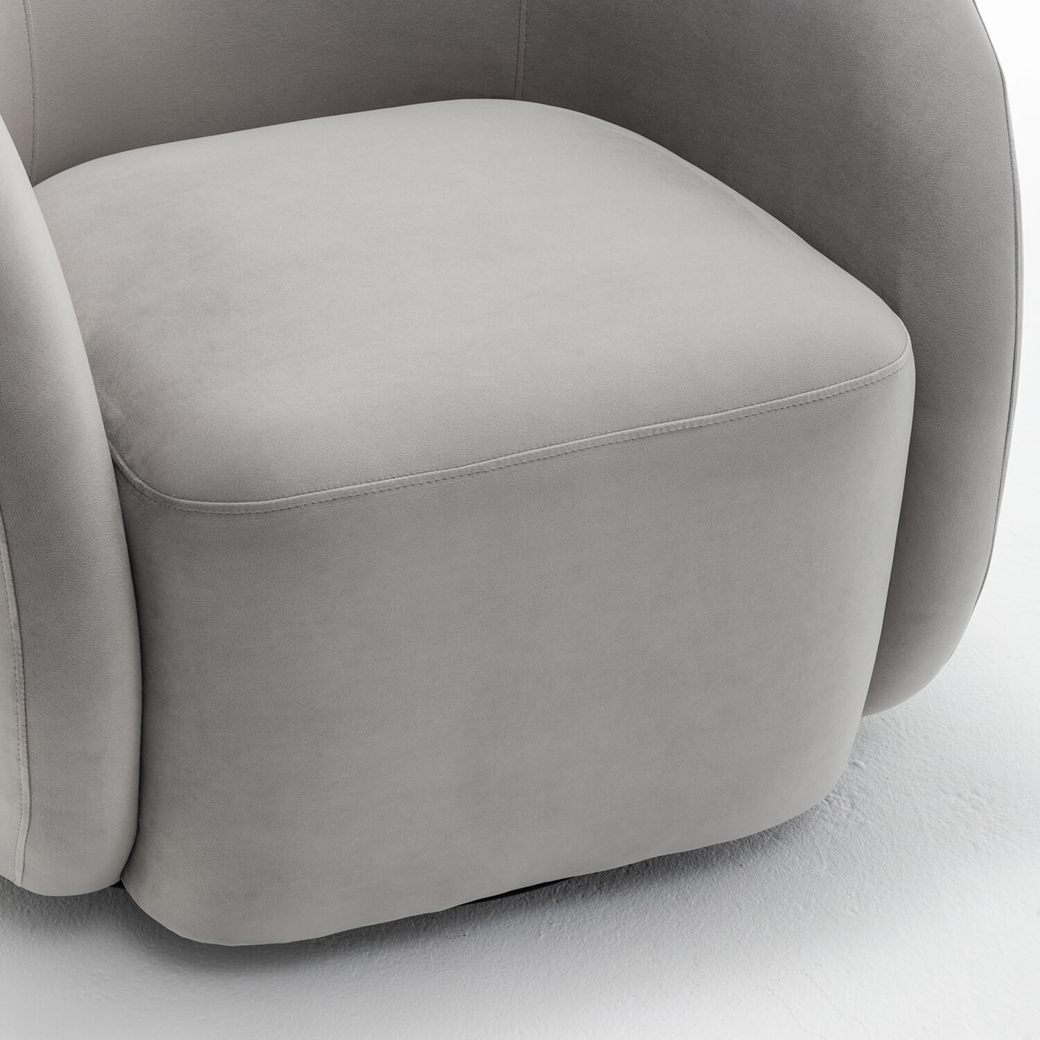 SEYNAR Modern Glam Velvet Upholstered 360 Degree Swivel Accent Armchair, 1 Chair or Set of 2