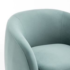SEYNAR Modern Glam Velvet Upholstered 360 Degree Swivel Accent Armchair, 1 Chair or Set of 2