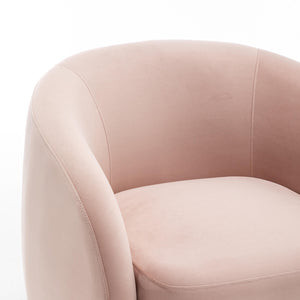 SEYNAR Modern Glam Velvet Upholstered 360 Degree Swivel Accent Armchair, 1 Chair or Set of 2