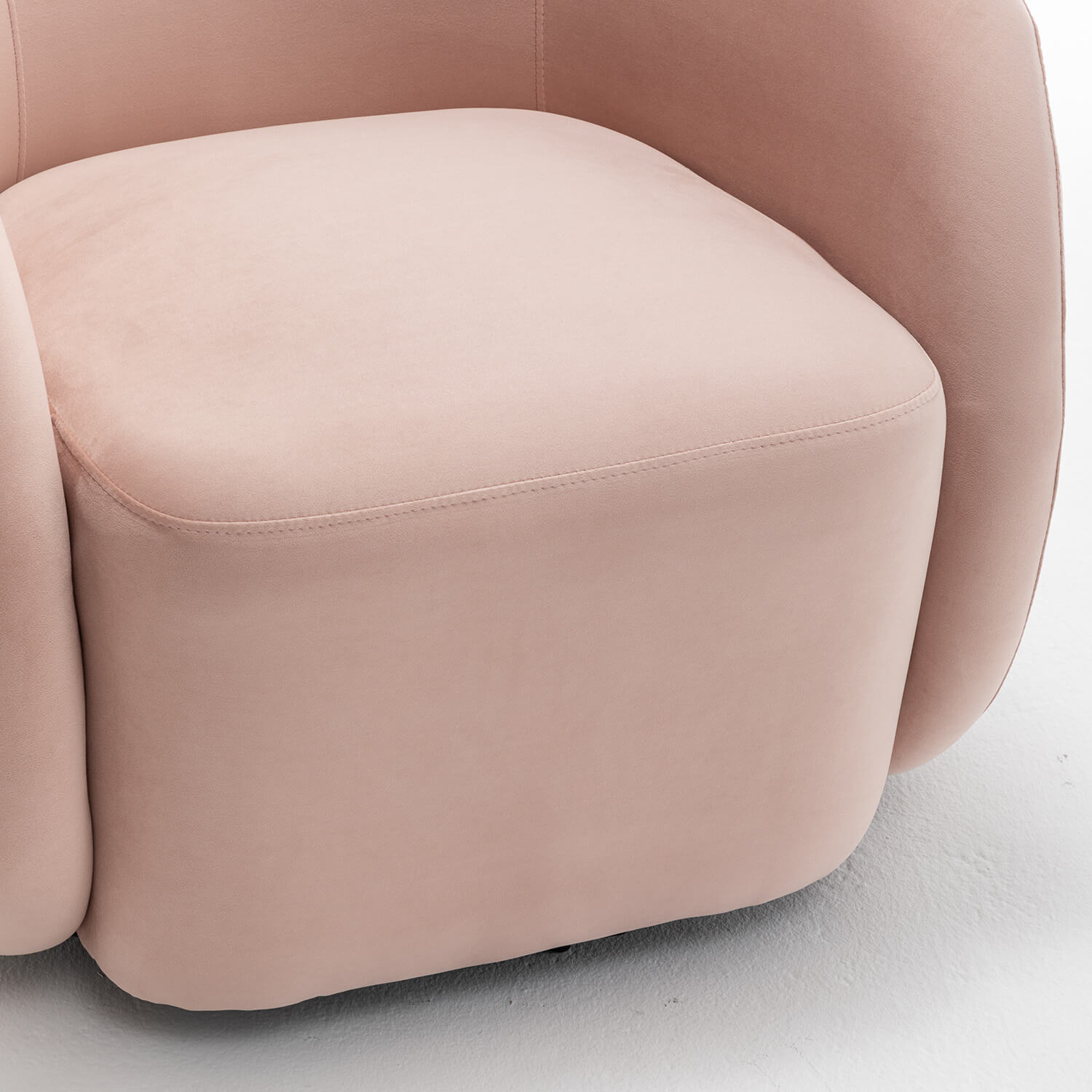 SEYNAR Modern Glam Velvet Upholstered 360 Degree Swivel Accent Armchair, 1 Chair or Set of 2