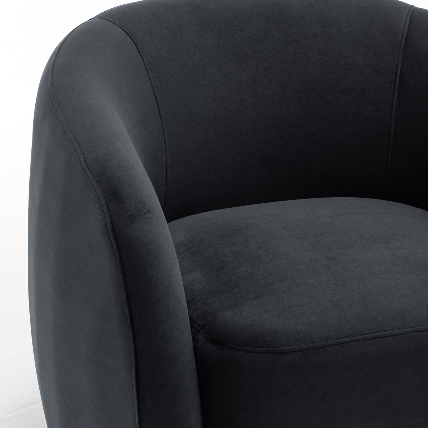 SEYNAR Modern Glam Velvet Upholstered 360 Degree Swivel Accent Armchair, 1 Chair or Set of 2