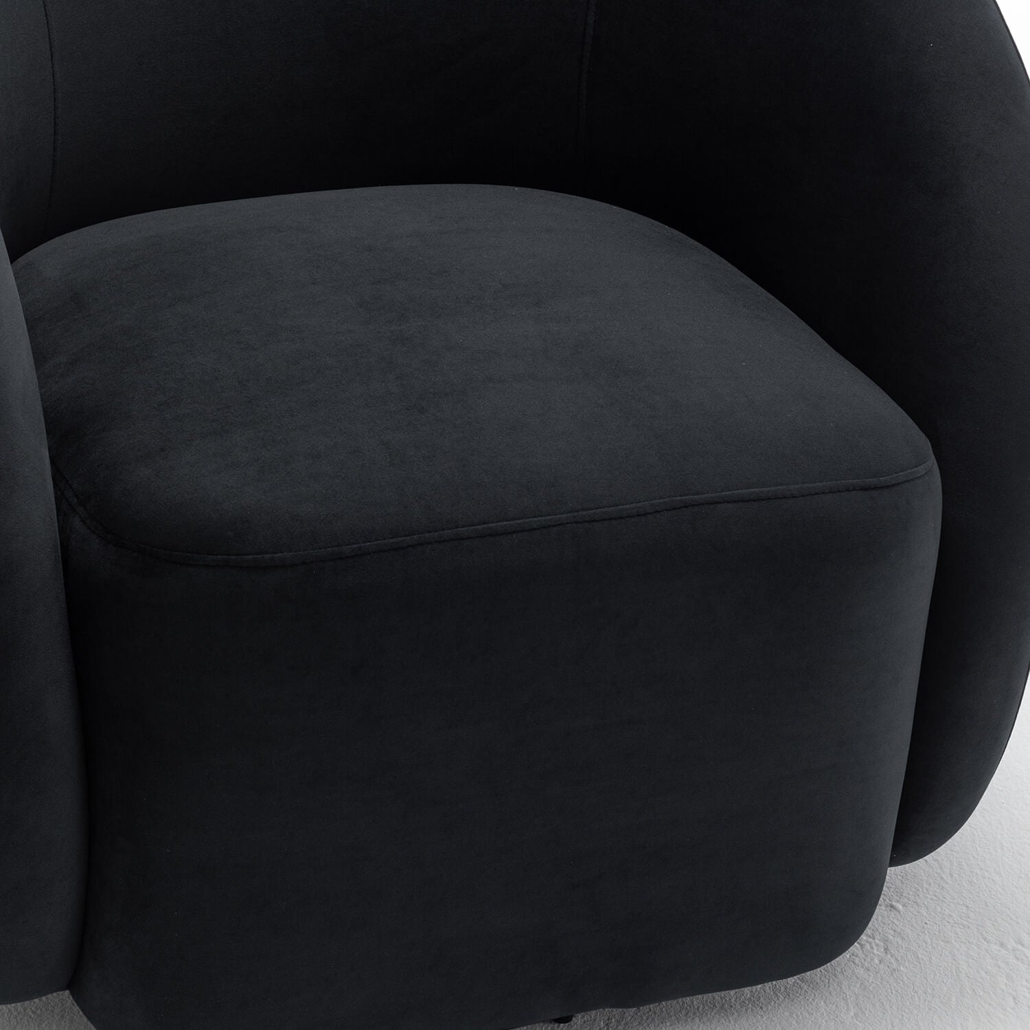 SEYNAR Modern Glam Velvet Upholstered 360 Degree Swivel Accent Armchair, 1 Chair or Set of 2