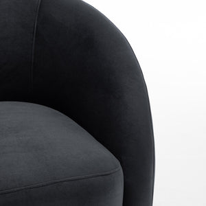 SEYNAR Modern Glam Velvet Upholstered 360 Degree Swivel Accent Armchair, 1 Chair or Set of 2