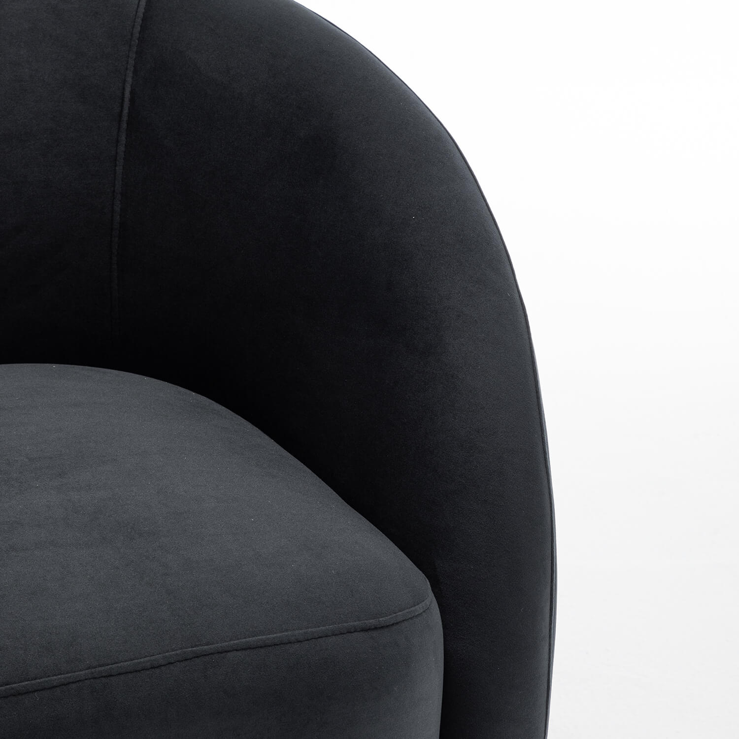 SEYNAR Modern Glam Velvet Upholstered 360 Degree Swivel Accent Armchair, 1 Chair or Set of 2
