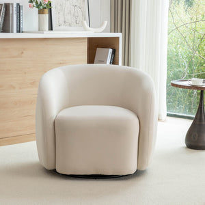 SEYNAR Modern Glam Velvet Upholstered 360 Degree Swivel Accent Armchair, 1 Chair or Set of 2