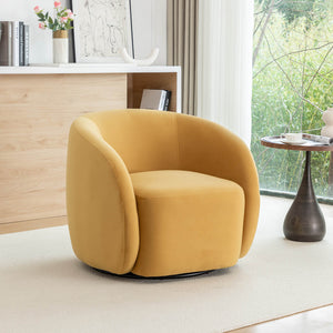 SEYNAR Modern Glam Velvet Upholstered 360 Degree Swivel Accent Armchair, 1 Chair or Set of 2