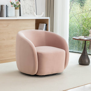 SEYNAR Modern Glam Velvet Upholstered 360 Degree Swivel Accent Armchair, 1 Chair or Set of 2