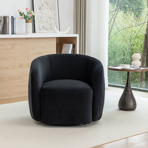 SEYNAR Modern Glam Velvet Upholstered 360 Degree Swivel Accent Armchair, 1 Chair or Set of 2