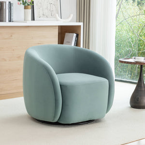 SEYNAR Modern Glam Velvet Upholstered 360 Degree Swivel Accent Armchair, 1 Chair or Set of 2