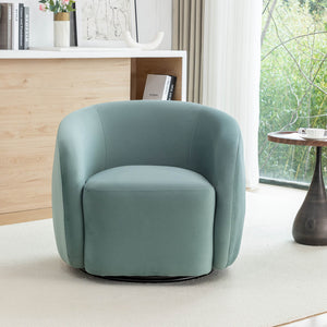 SEYNAR Modern Glam Velvet Upholstered 360 Degree Swivel Accent Armchair, 1 Chair or Set of 2