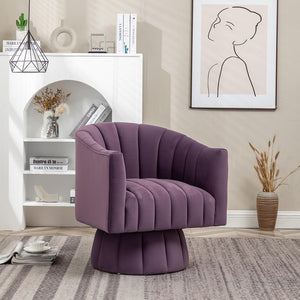 SEYNAR Accent Chair Mid Century 360 Degree Swivel Chair Set of 2/Single